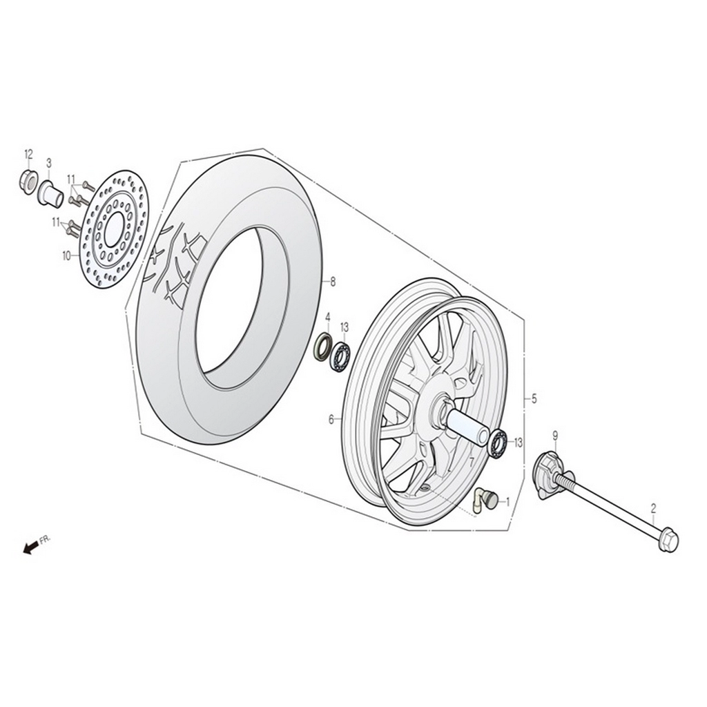 DAELIM TS50 (DL50-BG) KILOMETRE REDIKTORU #DL50-BG F1109